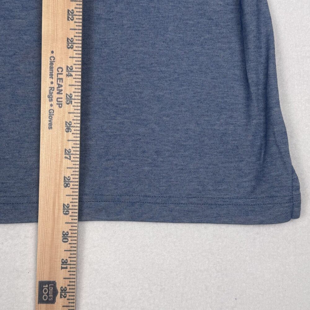 Travis Mathew Men's Polo Shirt Golf Large Short Sleeve Cotton Blend Blue - Picture 11 of 12